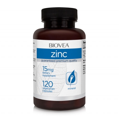 Витамины Biovea Zinc 15 mg 120 капсул