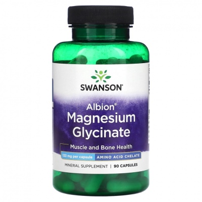 Витамины Swanson Albion Magnesium Glycinate 133 мг 90 капсул