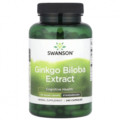  Swanson Ginkgo Biloba Extract STD 60  240 